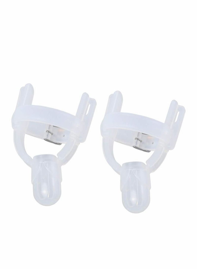 2 pcs Baby Thumb Guard Silicone Finger Protector Adjustable Wearable Anti Bite Cover Forefinger Teether to Stop Infant Babies Sucking