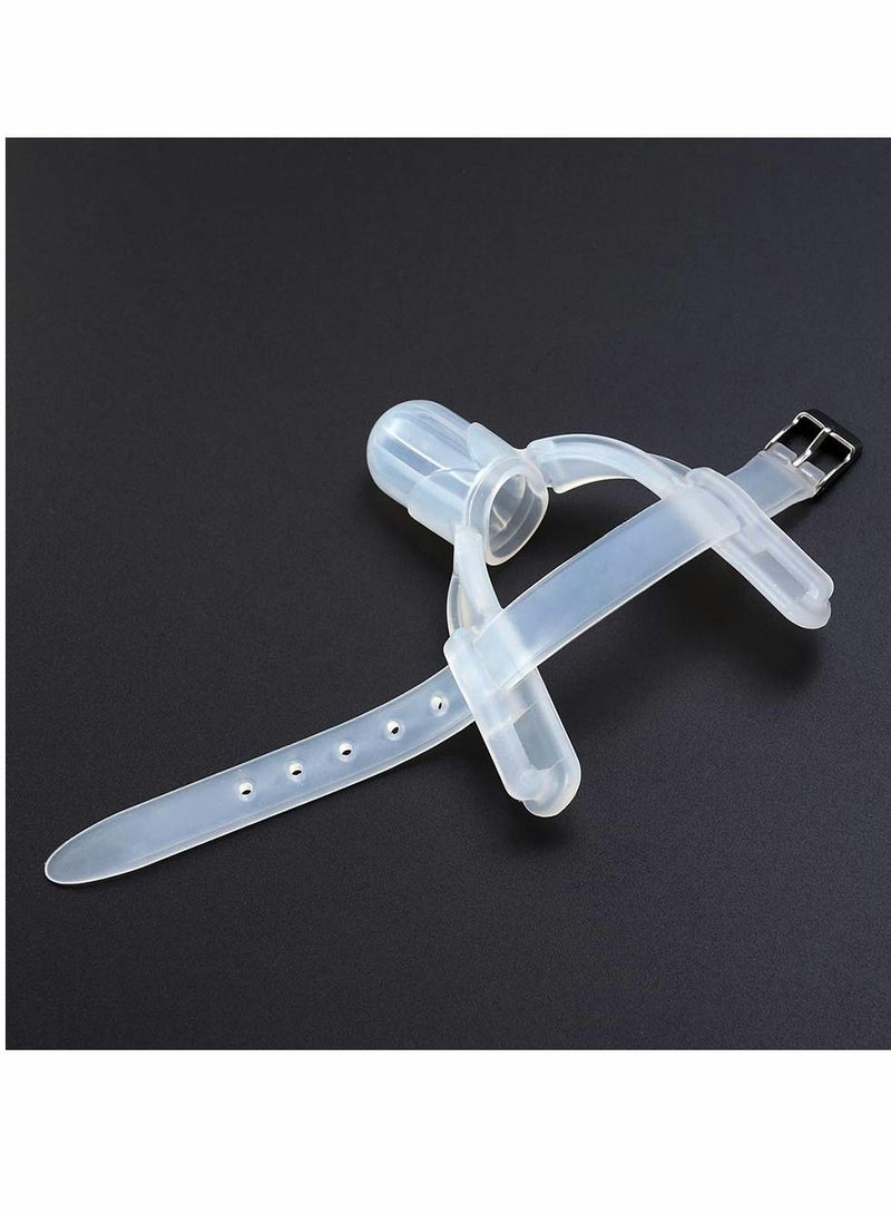 2 pcs Baby Thumb Guard Silicone Finger Protector Adjustable Wearable Anti Bite Cover Forefinger Teether to Stop Infant Babies Sucking