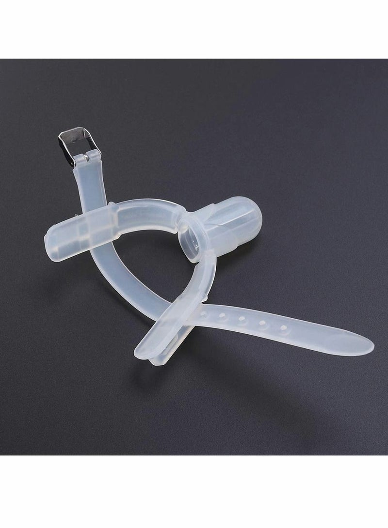 2 pcs Baby Thumb Guard Silicone Finger Protector Adjustable Wearable Anti Bite Cover Forefinger Teether to Stop Infant Babies Sucking