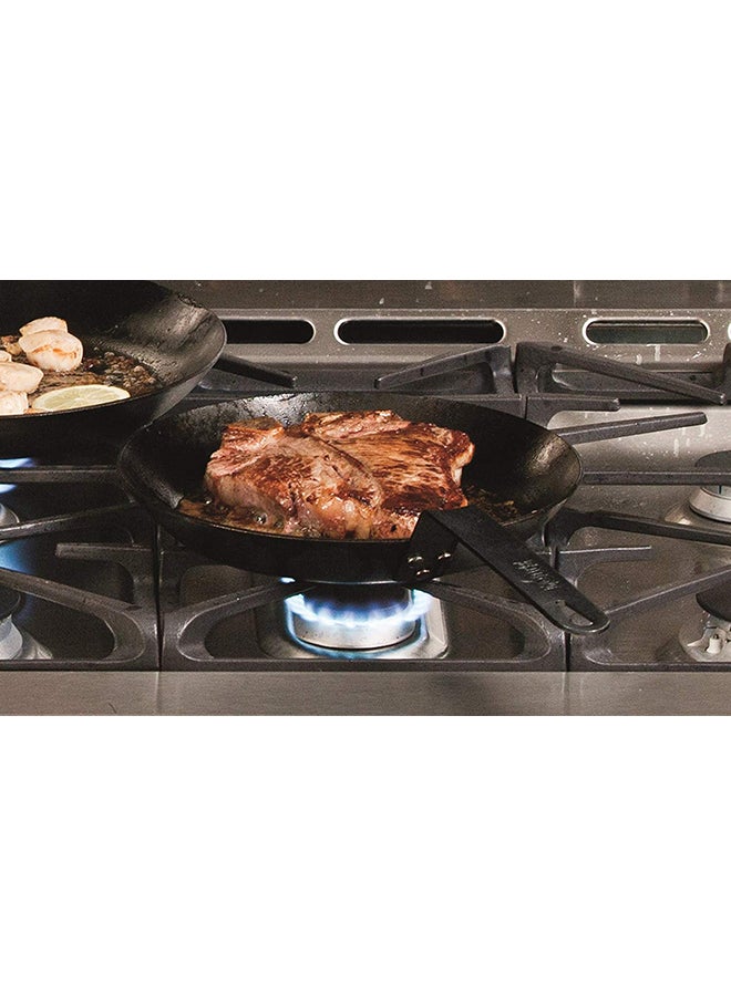 10-Inch Seasoned Carbon Skillet Pan Black 10inch