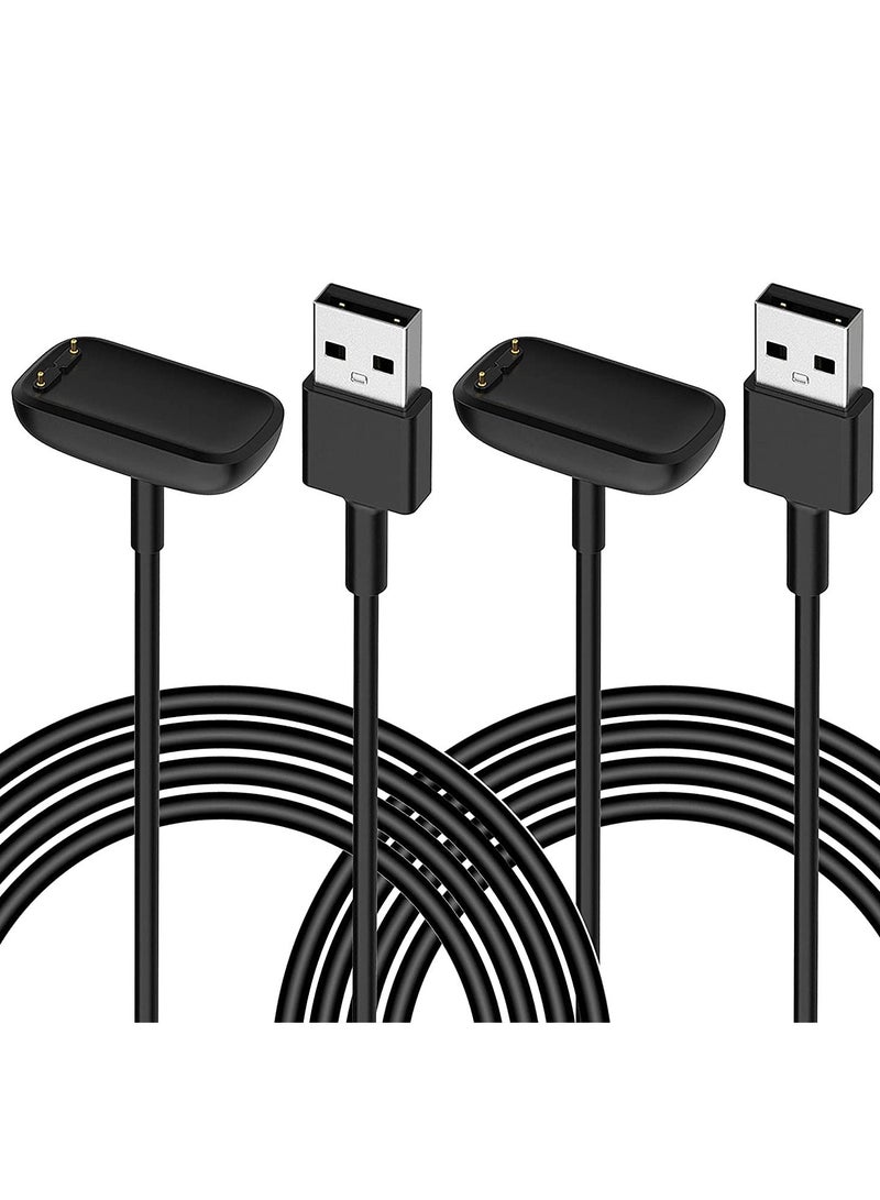 Charger Cable for Fitbit Luxe Fitness Tracker Charge 5 Replacement Smartwatch USB Charging Cord 3.3Ft