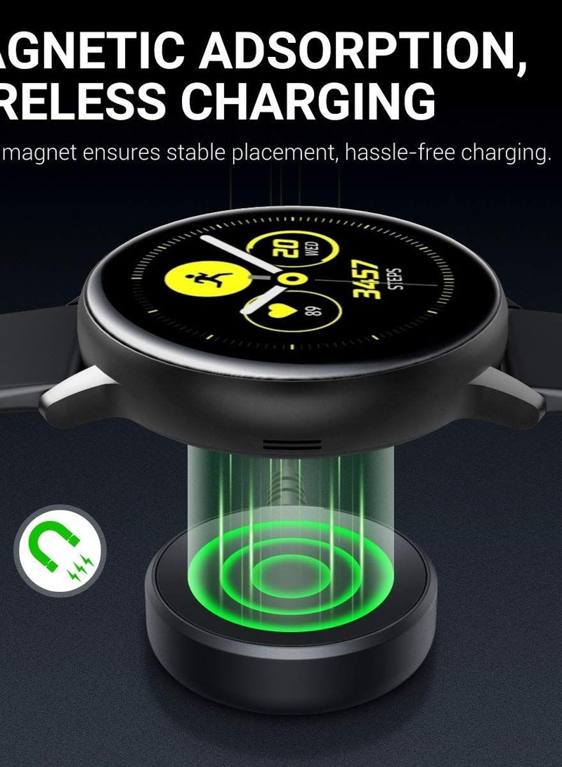 Charging Dock Cable Compatible with Samsung Galaxy Watch 4 / Classic, Replacement USB for 3 45mm 41mm, Active 2 1 44mm 40mm