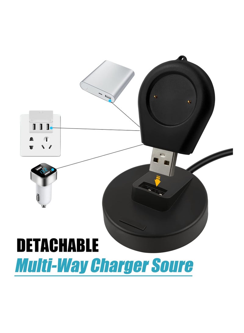 Replacement Charger Cable Compatible with Amazfit GTR 4, 3, 3 Pro, GTS 3,Portable Cordless Magnetic USB Dock,Charger Stand for Watch