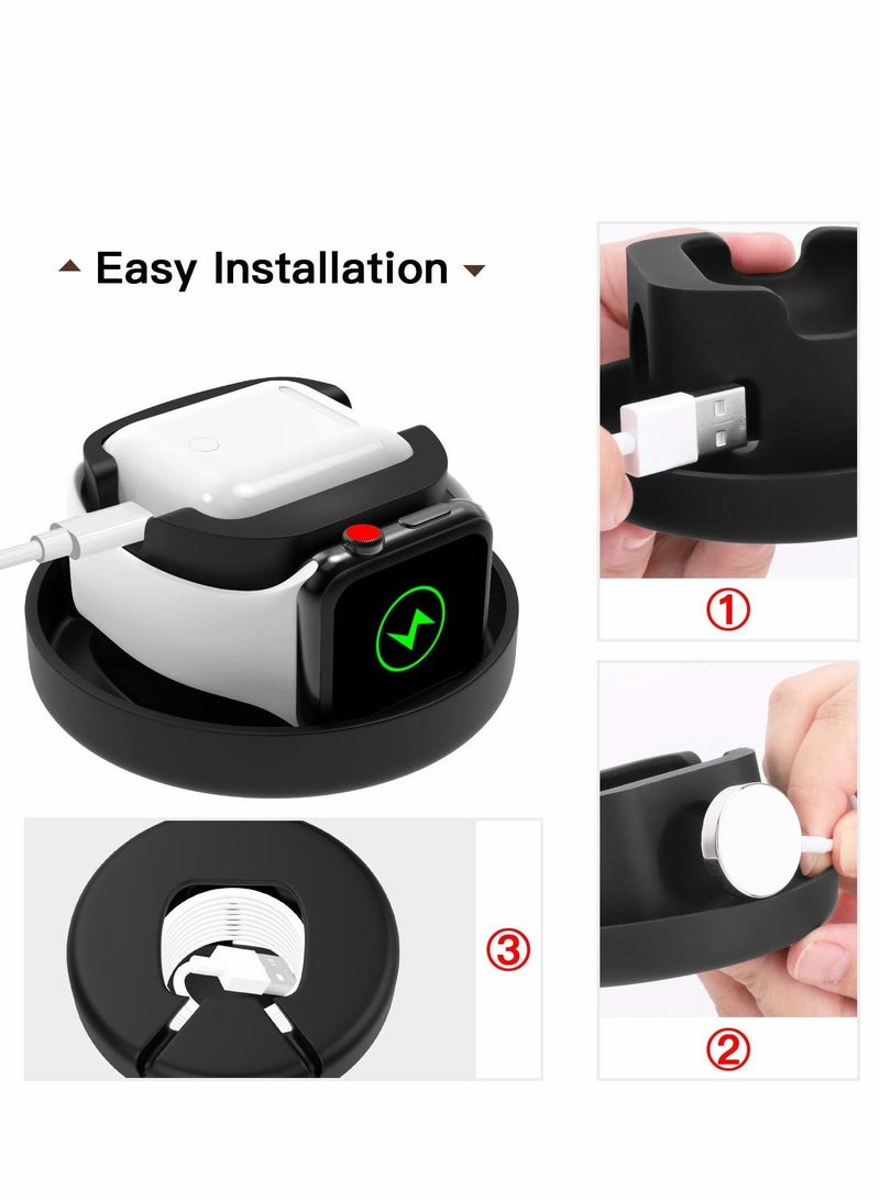 iWatch Storage Box Case Cover Portable Protective Travel Bag Fit Pro/3/2/1 Charging Station Dock