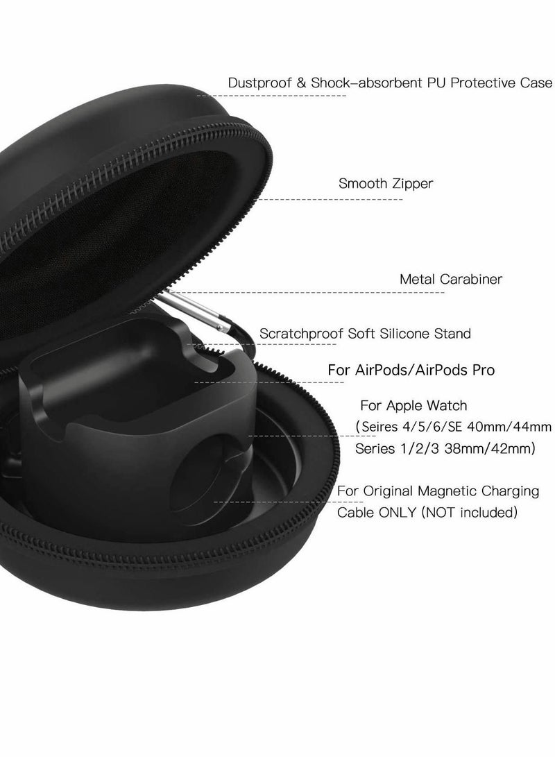 iWatch Storage Box Case Cover Portable Protective Travel Bag Fit Pro/3/2/1 Charging Station Dock