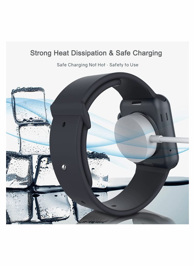 Upgraded for Apple Watch Magnetic Fast Charger to USB-C Cable (1m/Portable) Wireless Charging Compatible with Series 8/7/6/SE/5/4/3/2/1