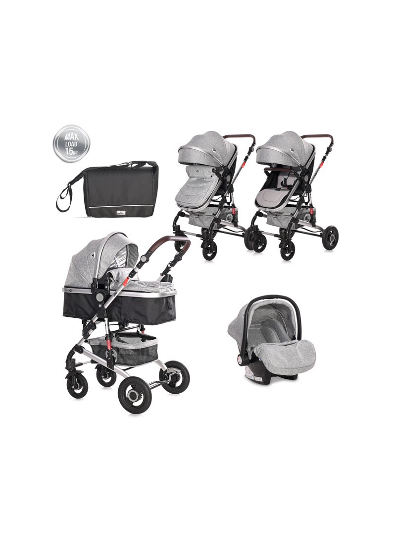 Baby Stroller Alba Premium Set Opaline Grey