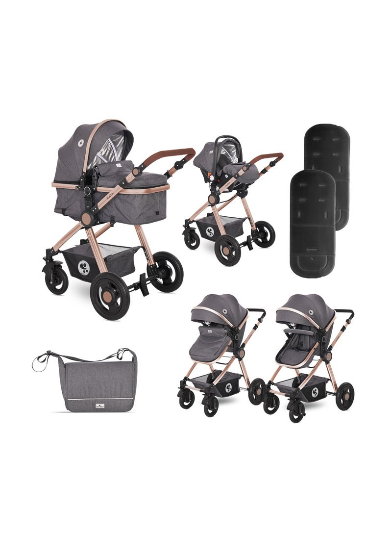 Baby Stroller Alexa Set Luxe Black