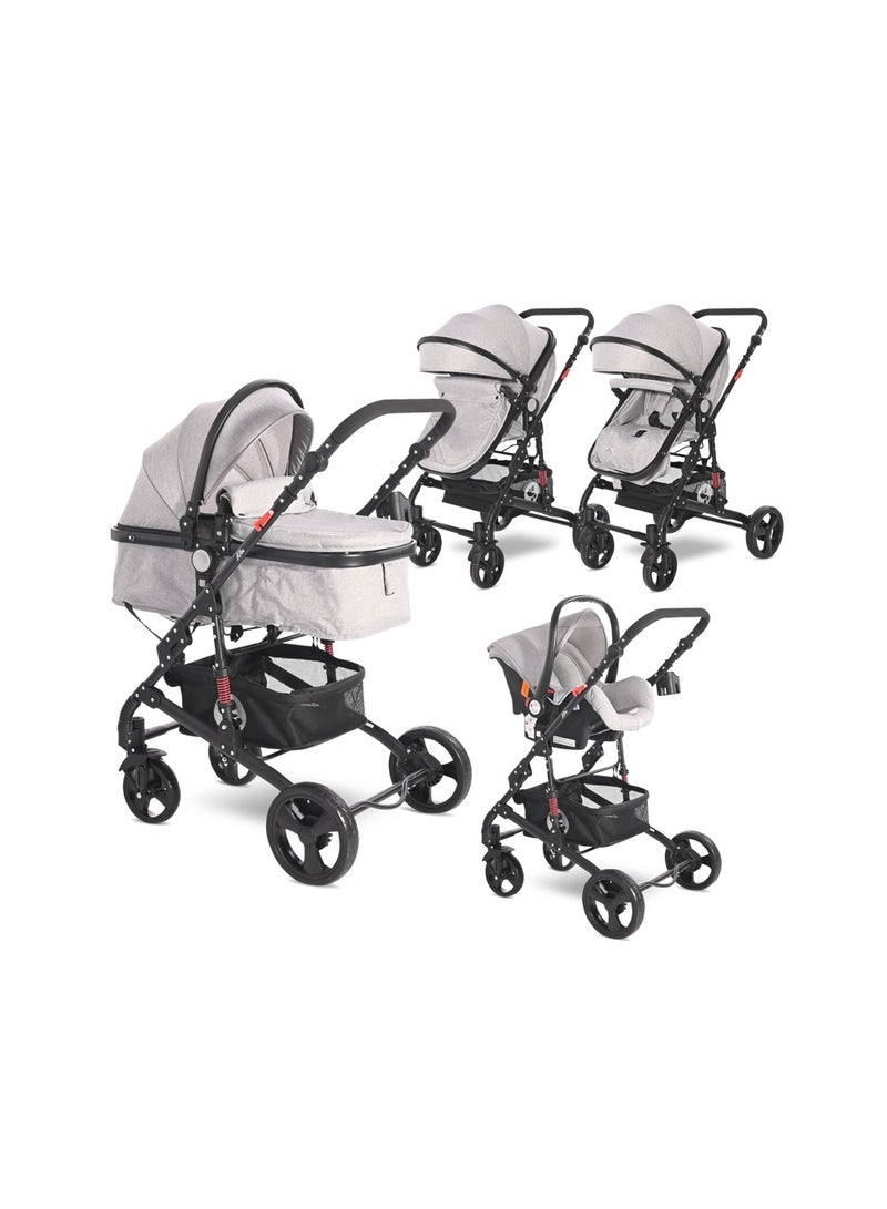 Baby Stroller Alba Classic Set Grey