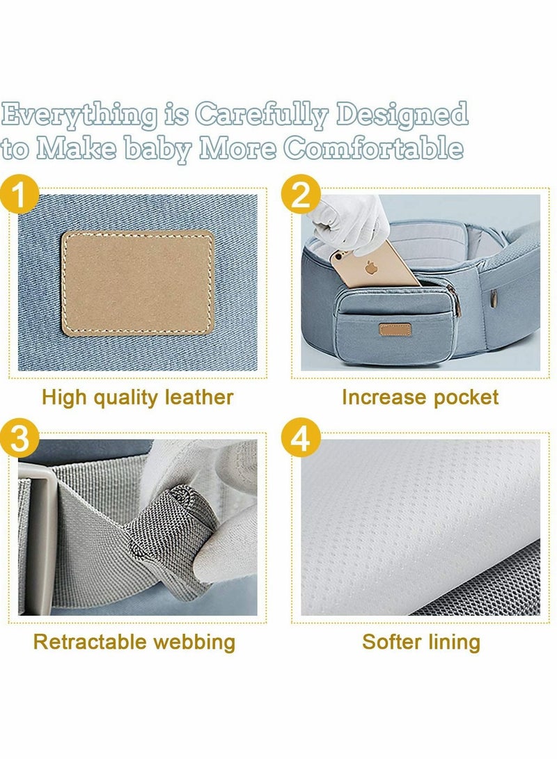 Baby Carrier 6-in-1 with Waist Stool