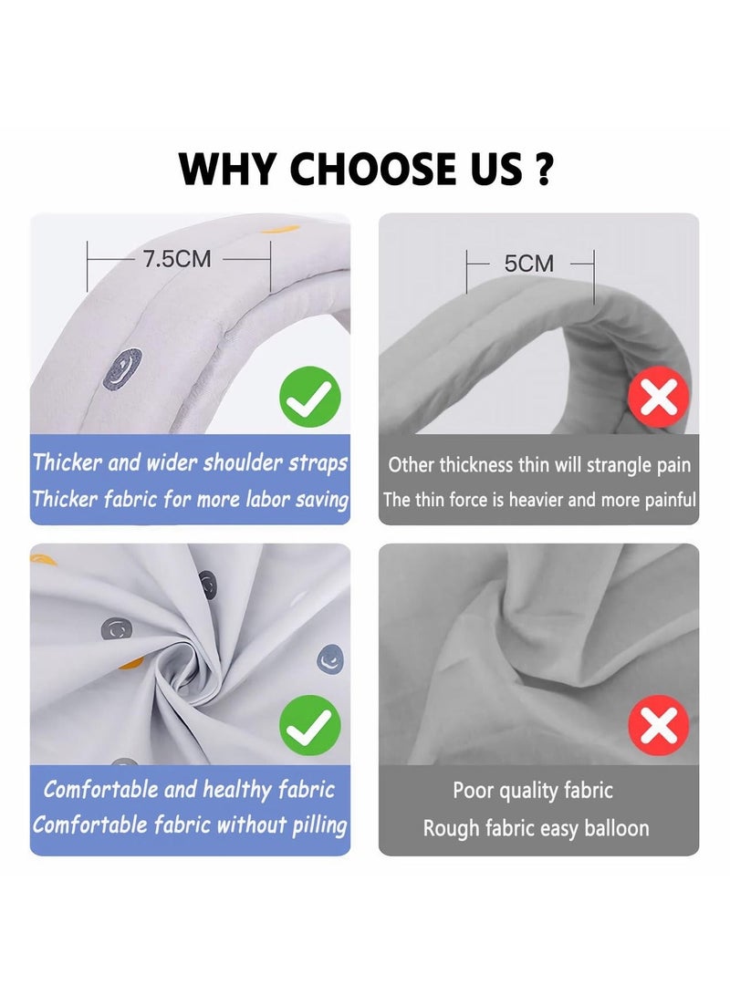 Baby Carrier, Breathable and Lightweight Carrier for Newborns Toddlers - Hands-Free, Ergonomic, Suitable All Seasons, Machine Washable Effectively Reduce Stress on Mothers