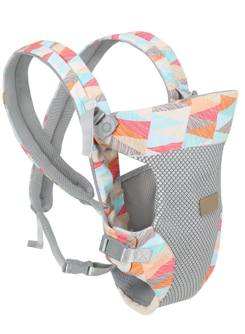 Adjustable Baby Carrier for Newborn to Toddler with Lumbar 3D Mesh Breathable Holder Infant
