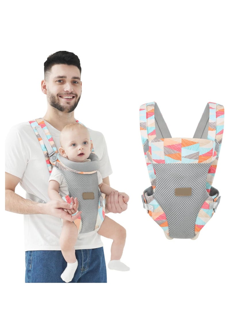 Adjustable Baby Carrier for Newborn to Toddler with Lumbar 3D Mesh Breathable Holder Infant