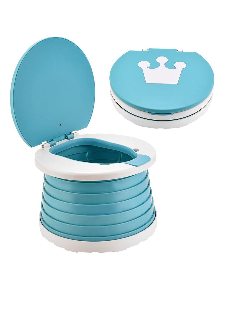 Travel Potty for Toddler, Kids Portable Training Toilet Indoor and Outdoor, 2-in-1 Car Chair Baby