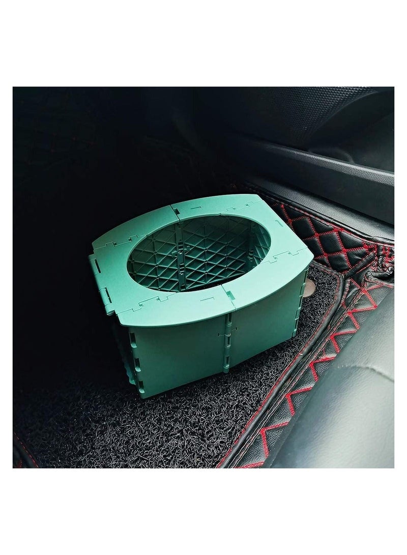 Portable Travel Potty for Toddler, Folding Commode Seat Self-Contained Toilet Compact Car Camping Children Hiking Long Trips