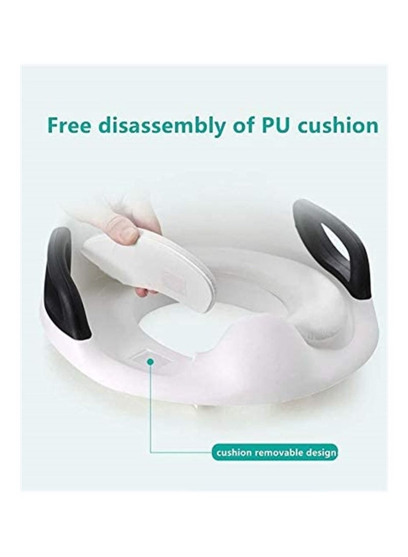 Potty Training Seat for Boys Girls Kids Toddlers Toilet Baby with Detachable Soft Cushion Sturdy Handle and Backrest