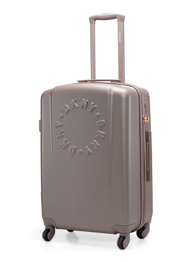 Dkny Promo INTL PR1 hardside luggage on wheels for unisex | ultra lightweight ABS on with spinner wheels 4 color Ash