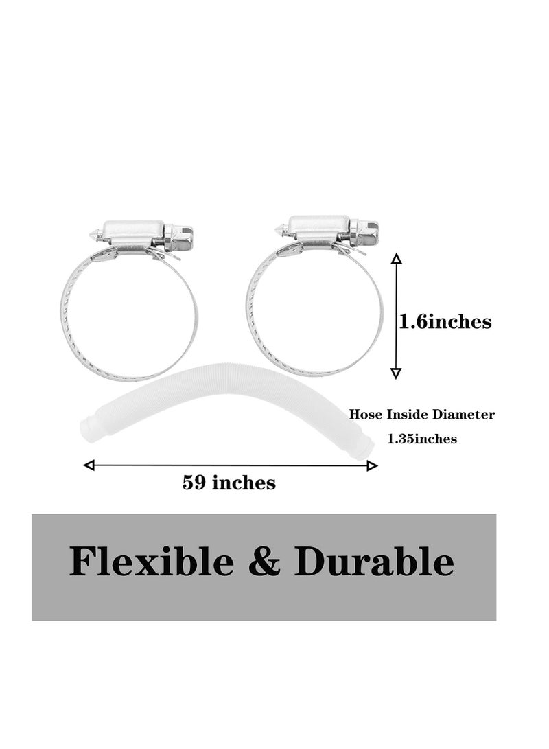 Swimming Pool Replacement Hose Kit, Filter for Above Ground Pools, Compatible with filter Pump 300 GPH, 330 530 and 1000 GPH