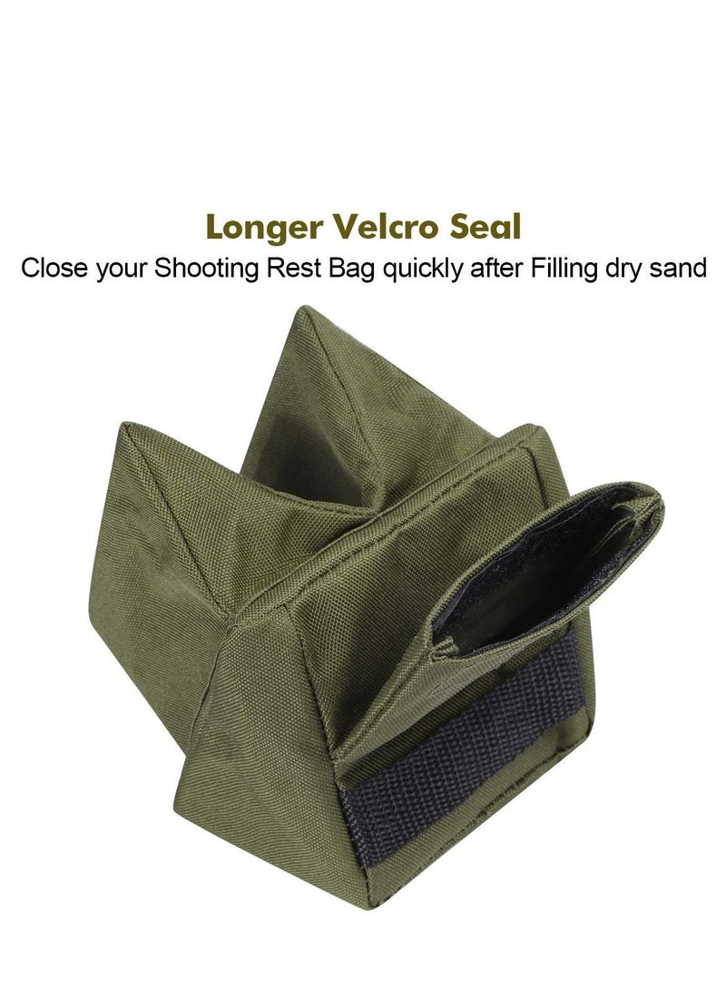 Outdoor Rest Bags, Target Sports Bench Front Rear Support SandBag Stand Holders with 600 Denier Polyester Durable Construction and Water Resistance for Photography 2Pack