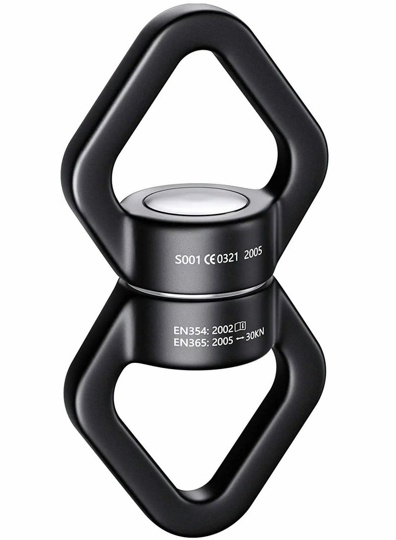 Swing Swivel 30 KN 6744lbs Rated Breaking Point Safest Rotational Device Hanging Accessory for Web Tree Swing, Aerial Dance, Spinner Hanger, Rock Climbing, Hammocks