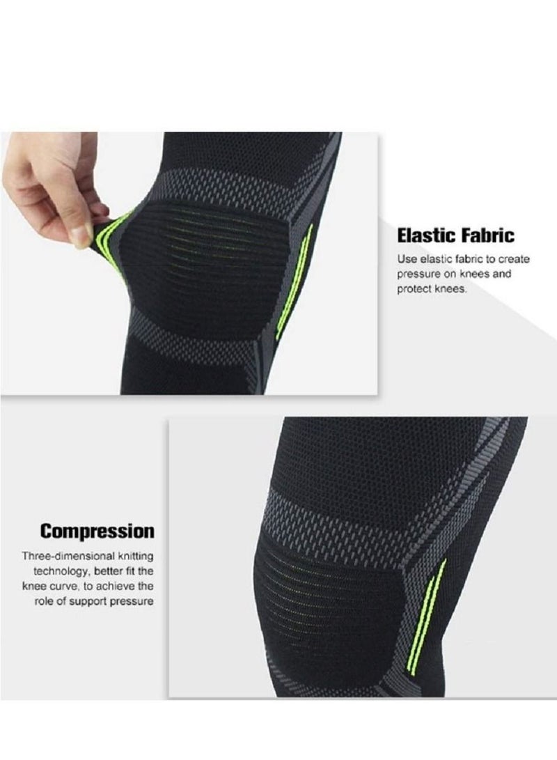 KASTWAVE Knee Support Sleeve Brace for Pain Relief Arthritic Knees Meniscus Tear Weightlifting and Running