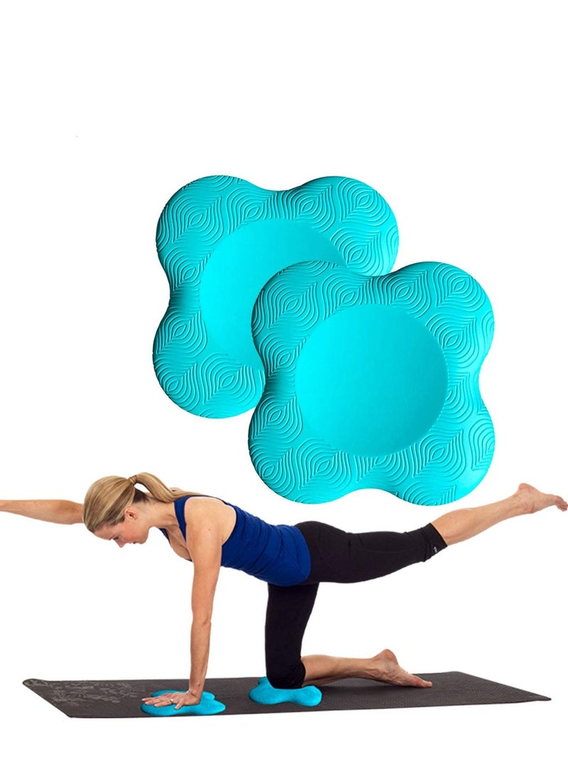 Yoga Knee Pad 2 Pcs Extra Thick Foam Cushion for Women Knees Elbows Wrist Hands Head Pilates Home Gym Work Out Gardening Kneeling