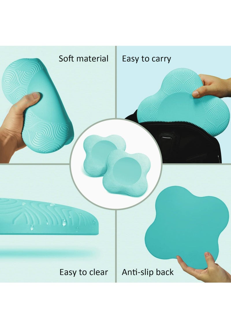 Yoga Knee Pad 2 Pcs Extra Thick Foam Cushion for Women Knees Elbows Wrist Hands Head Pilates Home Gym Work Out Gardening Kneeling