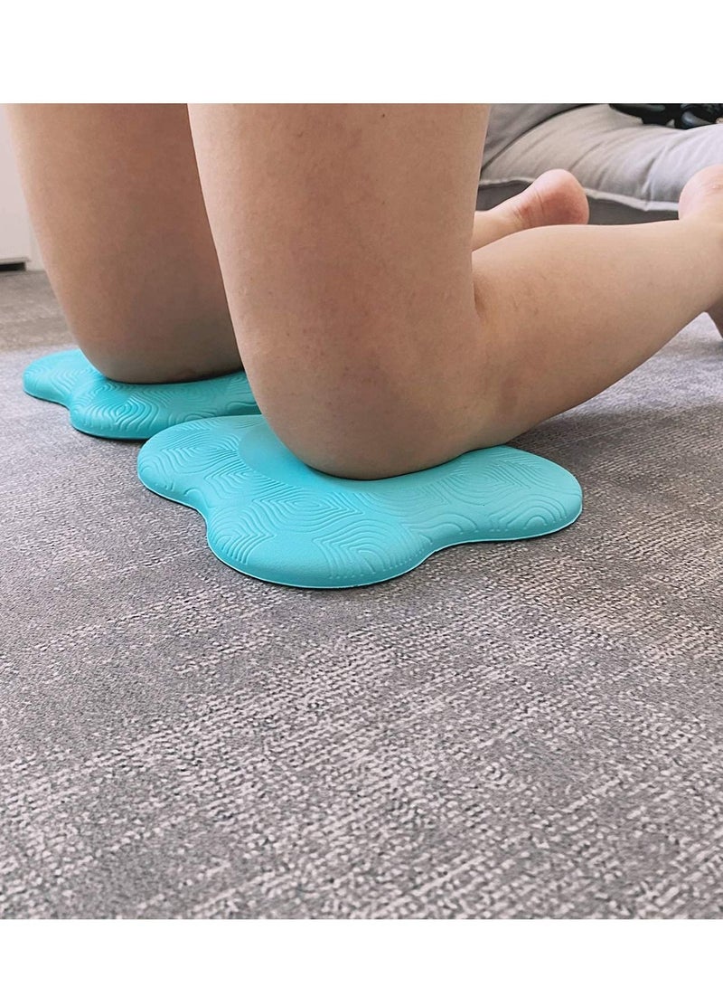 Yoga Knee Pad 2 Pcs Extra Thick Foam Cushion for Women Knees Elbows Wrist Hands Head Pilates Home Gym Work Out Gardening Kneeling