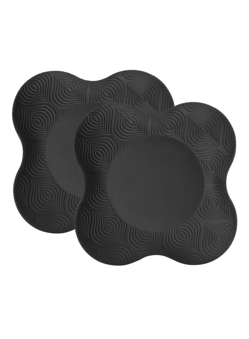 7.9x7.9 / 20x20cm Yoga Knee Pad, Anti Slip Foam Kneeling Comfortable Support Sports Balance Cushion for Protecting Knee, Ankle, Elbow, Hand (2PCS)