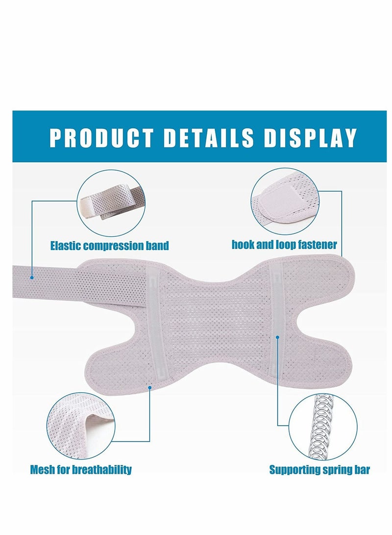 Knee Brace with Side Stabilizers Relieve Meniscal Tear Pain ACL MCL Arthritis,Joint Relief, Breathable Adjustable Support Suitable for Sports Injuries (Left - L)