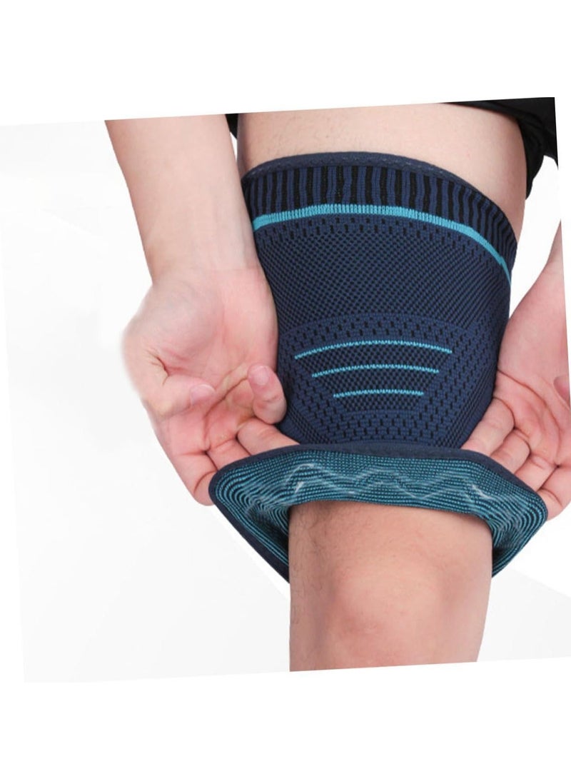 2pcs Thigh Protector, Support Brace, Leg Sleeves for Men Basketball Bike Mount, Adjustable Brace Quadriceps and Wraps, Unisex Breathable Neoprene Non-Slip Hamstring Compression