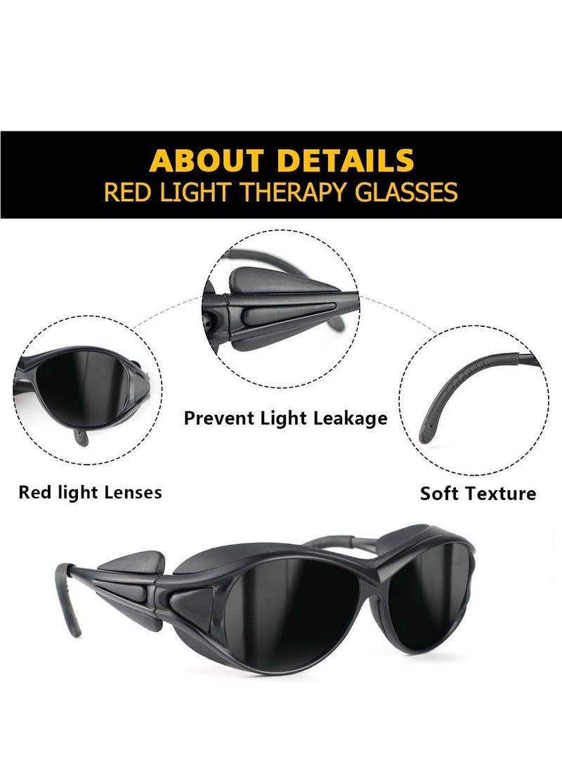 Red Light Therapy Glasses Eyes Protection for Tanning Goggles 200 2000nm IPL laser Safety and Laser Hair Removal Treatment