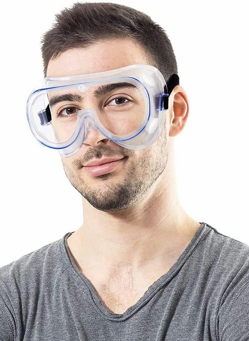 5 Pack Clear Protective Glasses Goggles Eye Safety for Construction