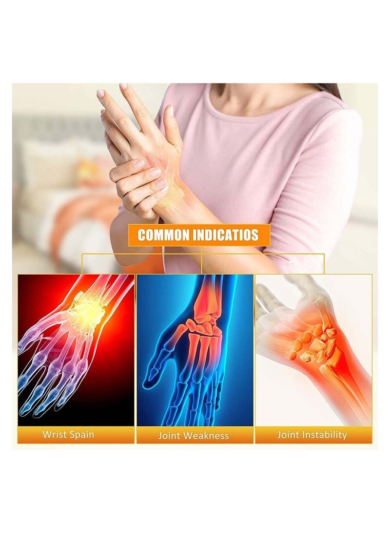 Right Hand Wrist Brace Splint Support Supports for Carpal Tunnel Night Sleep Great Pain Sprain Sports Injuries