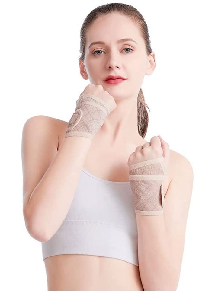 1 Pair Wrist Support Brace Carpal Tunnel Hand Adjustable for Arthritis and Tendinitis Joint Pain Relief