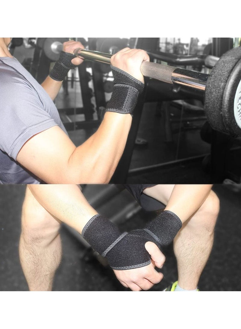 Hand Weights For Women Adjustable Wrist Support Breathable Braces Provide for Fitness Bench Press Weight Lifting One Size Fits Left or Right