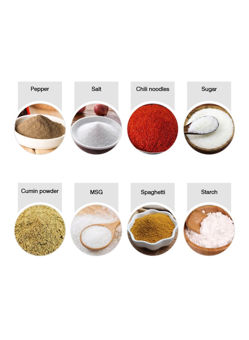 Condiment Jar, 6Pcs Seasoning Box Storage Container Barbecue Containers Kitchen Supplies Coffee