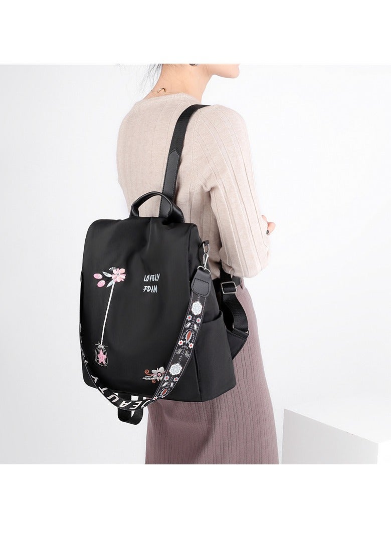 Women Backpack Anti-theft Handbag Ladies Shoulder Bag Girls School Bag Casual Daypacks Lightweight Rucksack for Outdoor Travel School Campus Shopping Waterproof Polyester