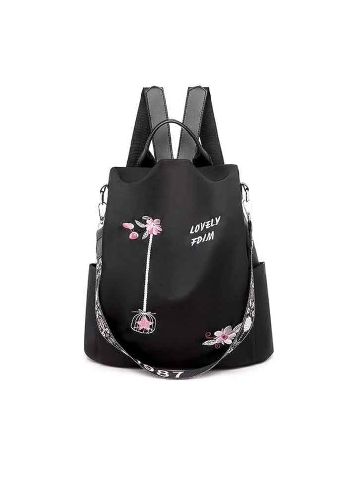 Women Backpack Anti-theft Handbag Ladies Shoulder Bag Girls School Bag Casual Daypacks Lightweight Rucksack for Outdoor Travel School Campus Shopping Waterproof Polyester
