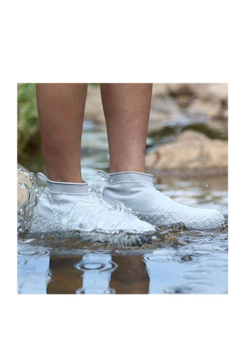 Shoe Protector Rainproof Cover, Reusable Silicone Waterproof Non-Slip, Easy to Wear, Men and Women Cover