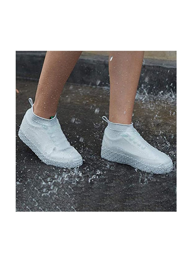 Shoe Protector Rainproof Cover, Reusable Silicone Waterproof Non-Slip, Easy to Wear, Men and Women Cover