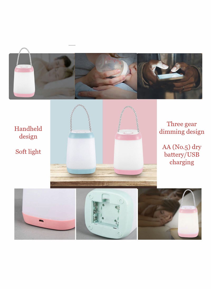 LED Camping Light 2 Pack Portable Tent Lantern 3 Modes for Backpacking Hiking Emergency Battery Powered Lamp Outdoor and Indoor