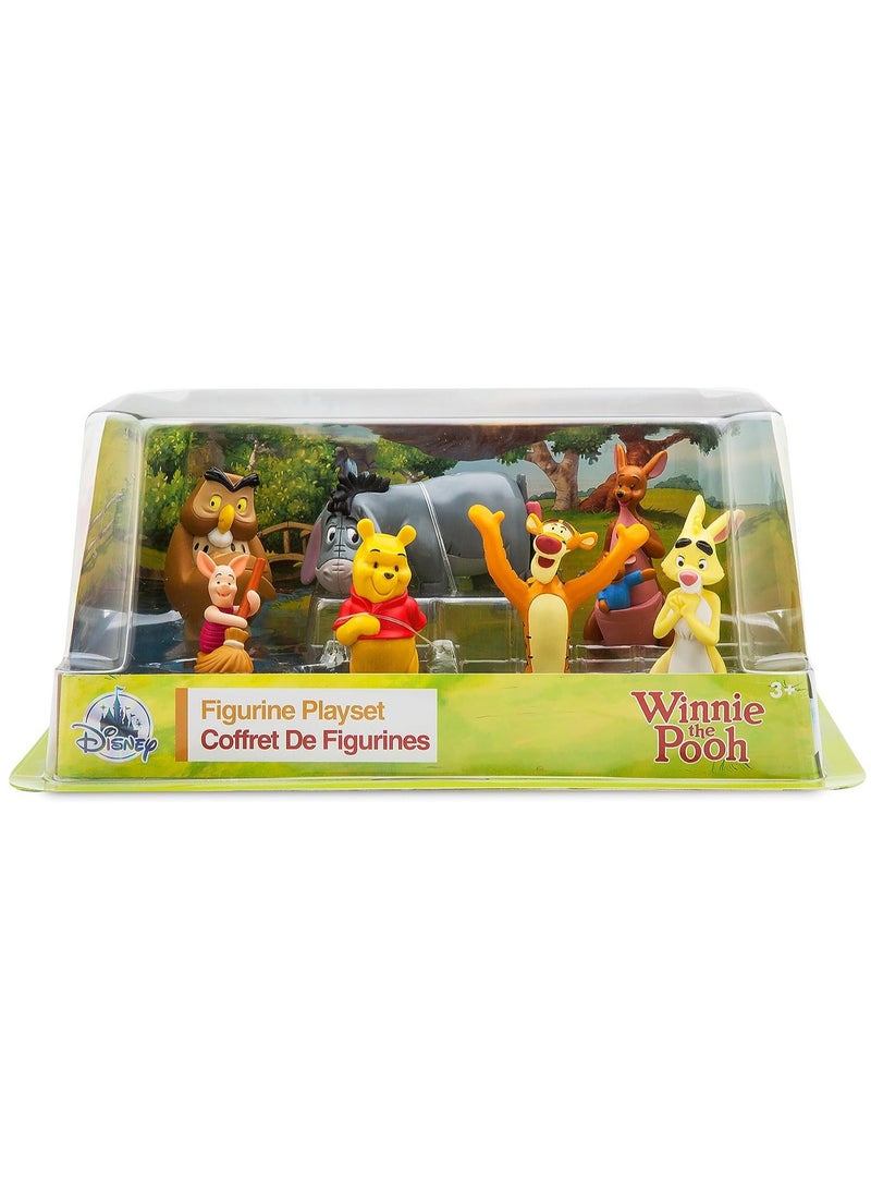 Winnie The Pooh 7 Figure Play Set