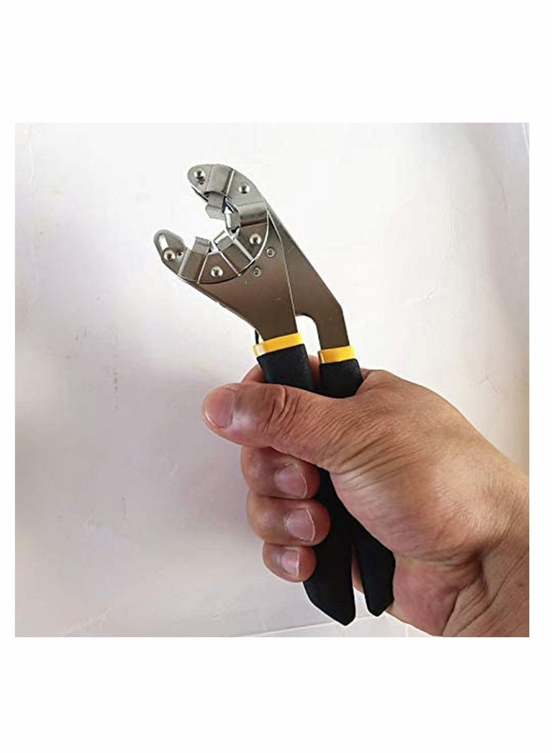 8 Inch Opening Magic Manual Quick Adjustable Wrench Can Clamp the External Hexagonal Hardware Multi-function Tools