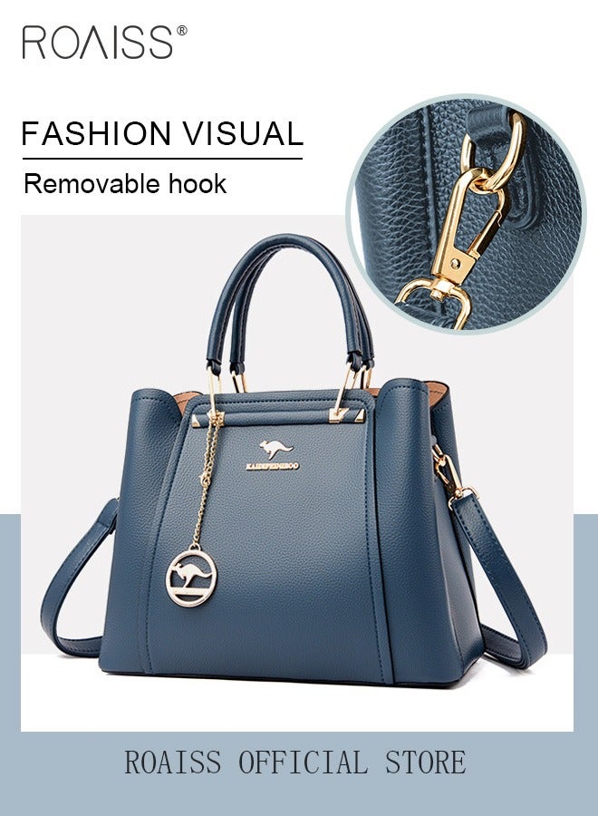 Leather Women Shoulder Bag Women's Handbag Elegant Patent Leather Bag Waterproof Handbag Shoulder Bag Women Large Capacity Bag