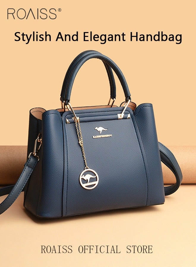 Leather Women Shoulder Bag Women's Handbag Elegant Patent Leather Bag Waterproof Handbag Shoulder Bag Women Large Capacity Bag