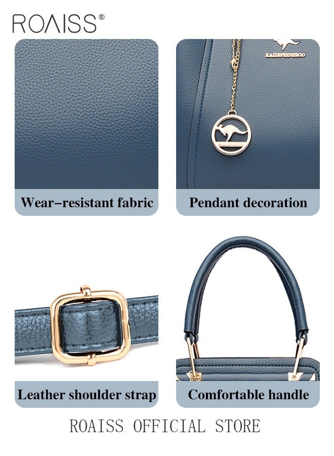 Leather Women Shoulder Bag Women's Handbag Elegant Patent Leather Bag Waterproof Handbag Shoulder Bag Women Large Capacity Bag