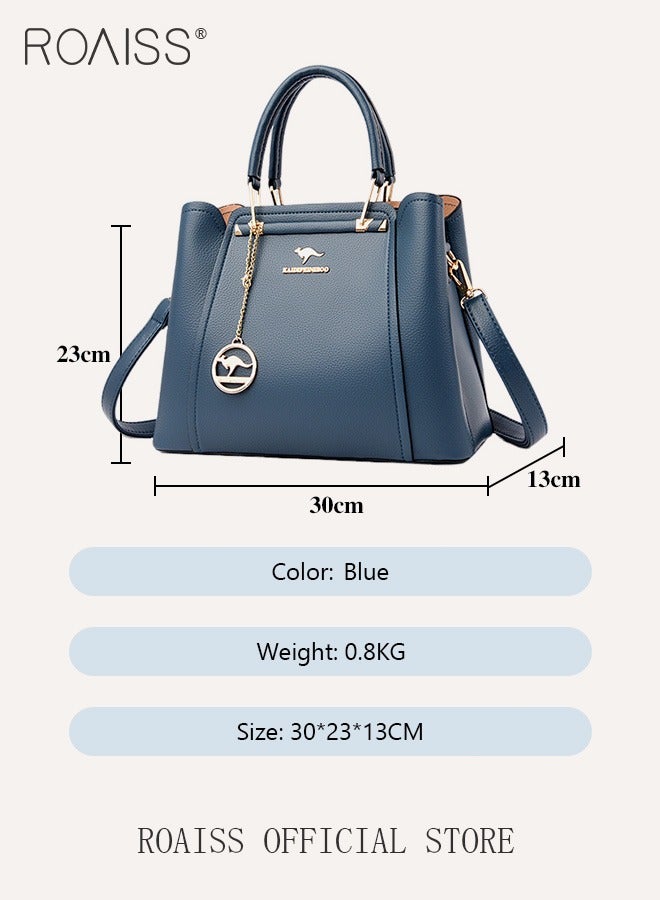 Leather Women Shoulder Bag Women's Handbag Elegant Patent Leather Bag Waterproof Handbag Shoulder Bag Women Large Capacity Bag