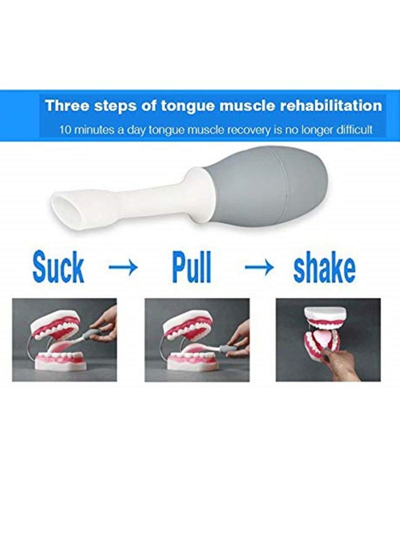 Jaw Exerciser Kit Mouth Oral Lips Muscle Training Device Recovery Tongue Trainer Puller for Dysarthria Muscle- 5 in 1 Sensory Therapy Tool Silicone Massager