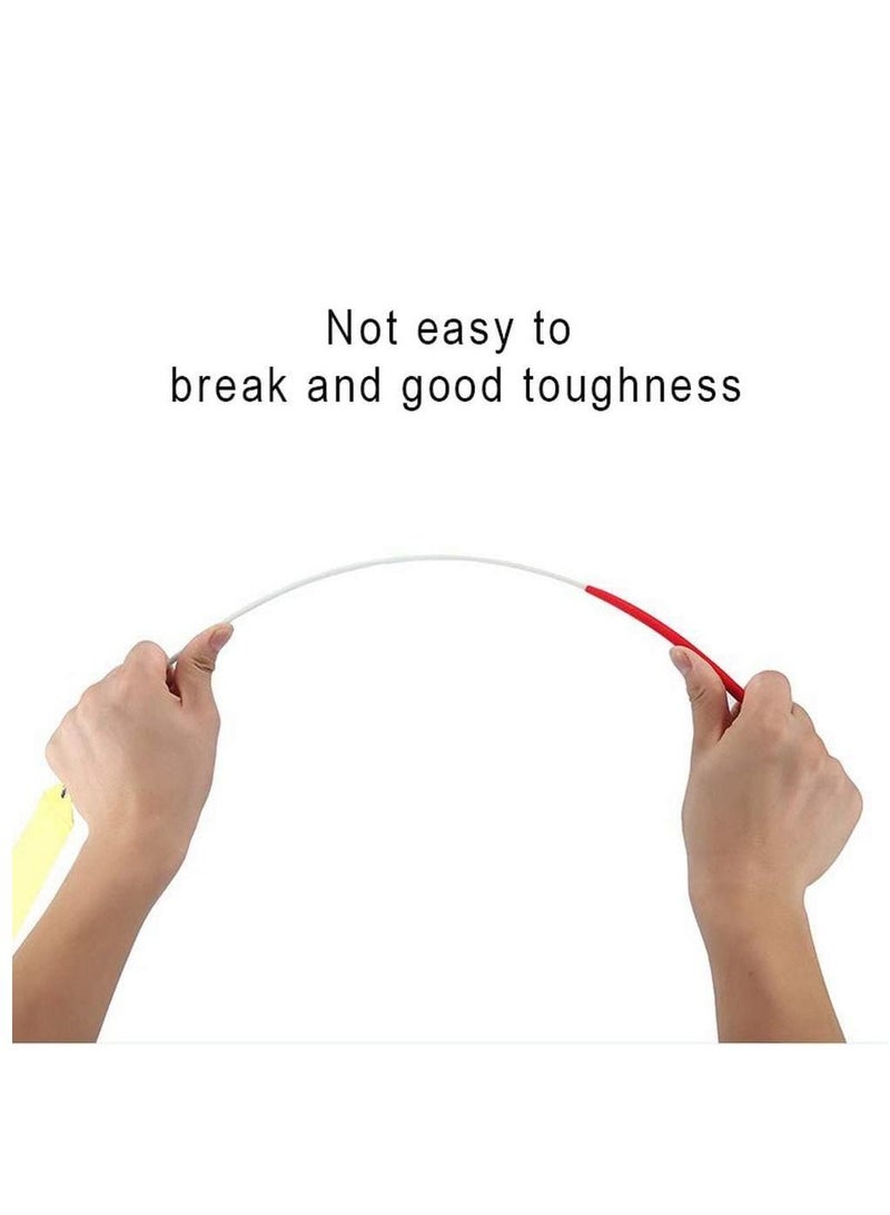 4 Pcs Dance Ribbons Gymnastic Ribbon for Kids Dancing Streamers Rhythmic with a Twirling Baton Rod Streamer Art